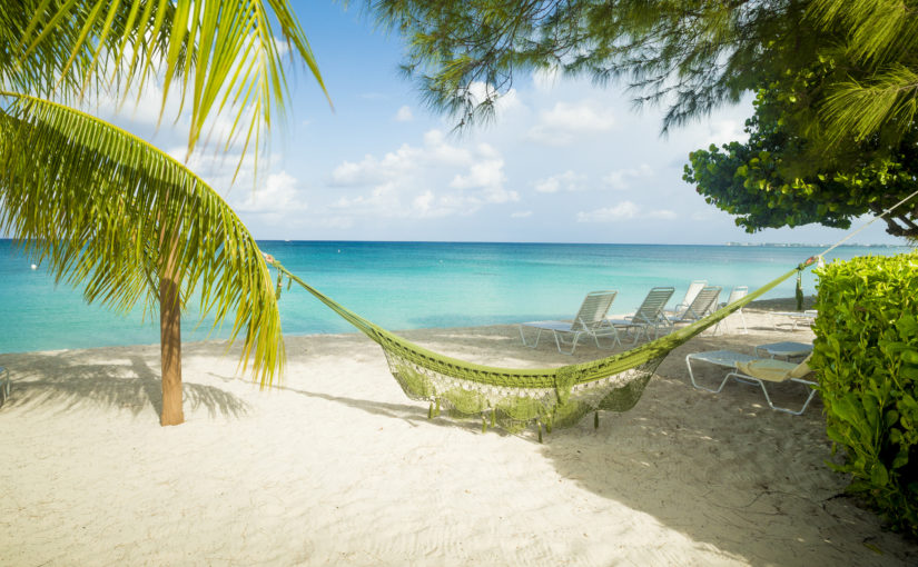 Hammock on a caribbean beach