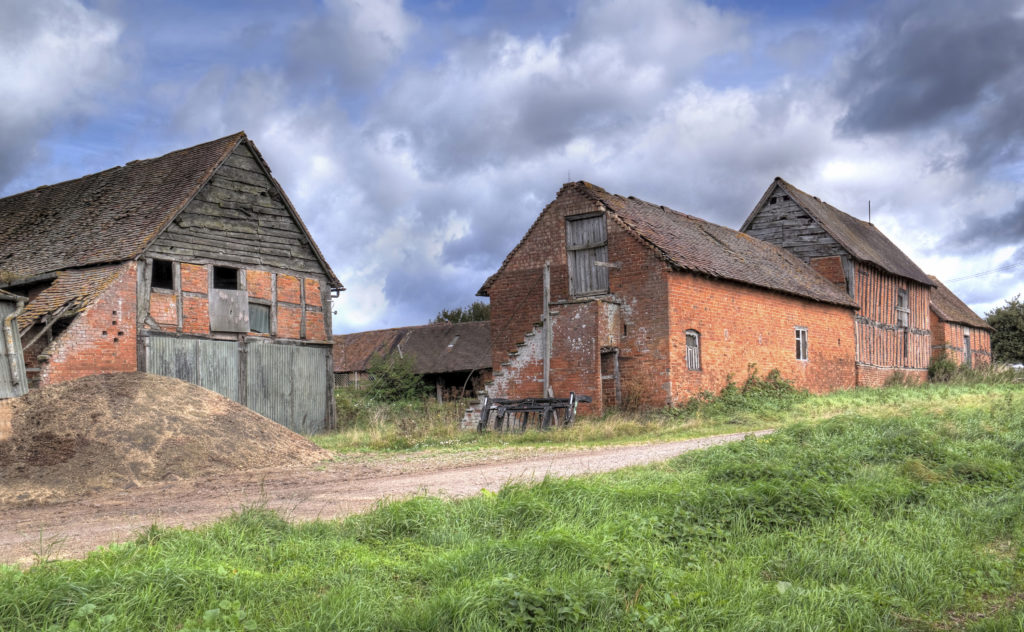 converted farm buildings