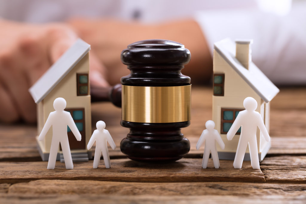 putting a charge on a property divorce