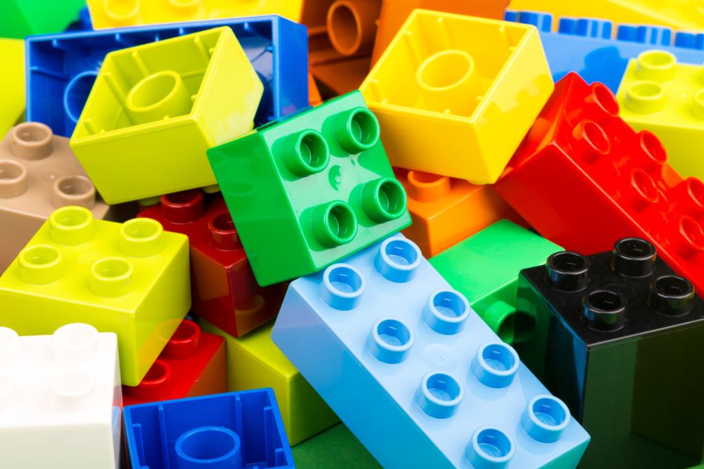 Trainee Tales - showing logo blocks being built