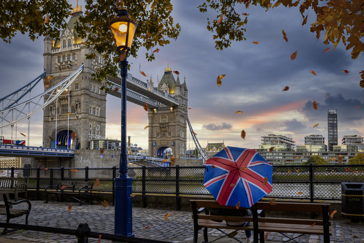 London in autumn time