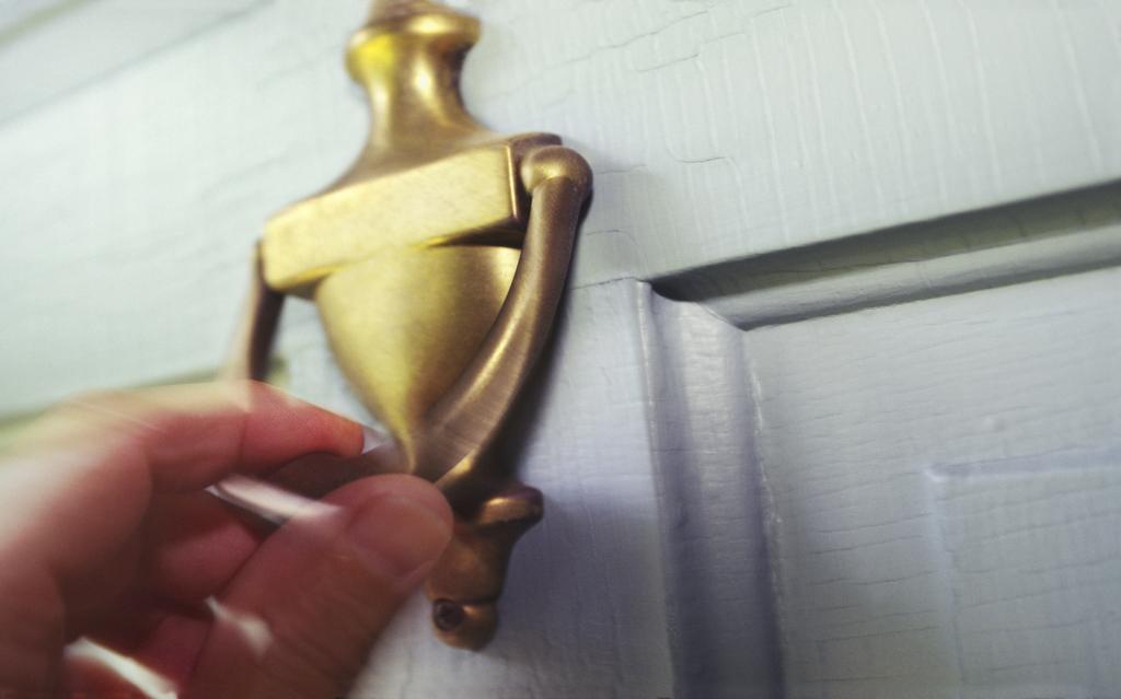 photo of a door knocker