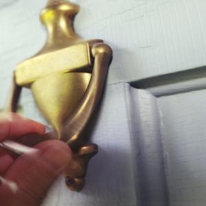 photo of a door knocker