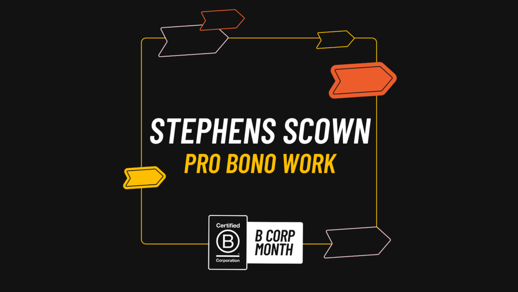 B Corp Month Pro Bono graphic