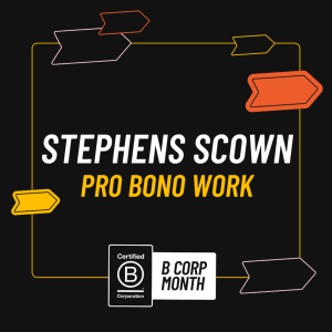 B Corp Month Pro Bono graphic