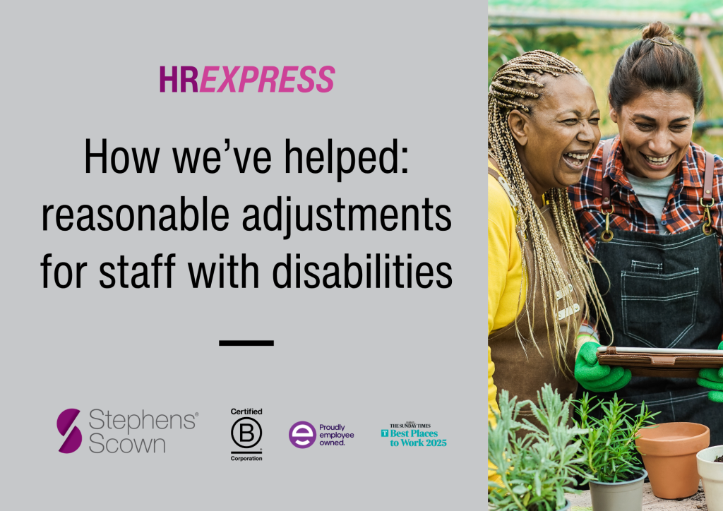 concept for - reasonable adjustments