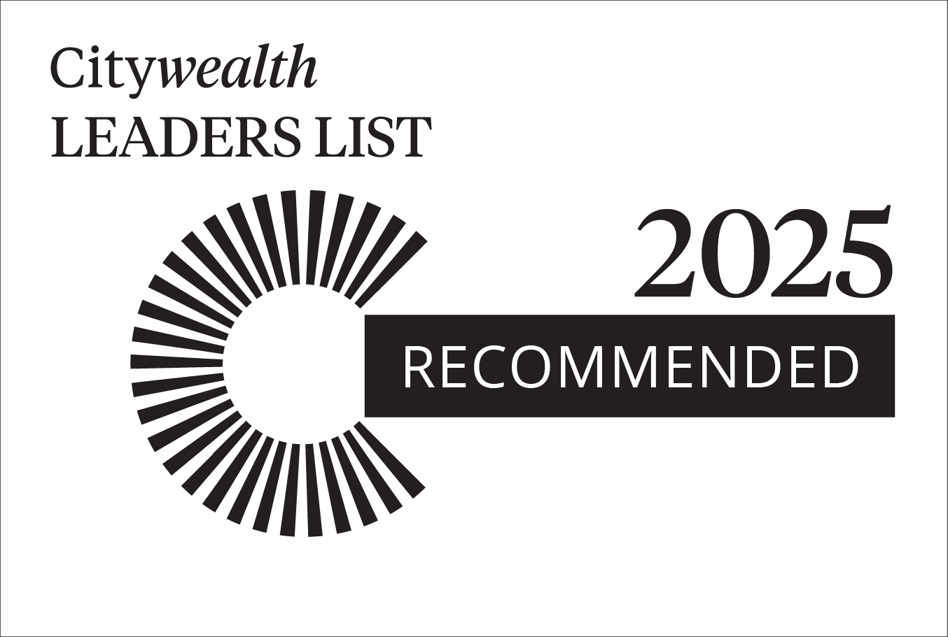 Citywealth Leaders List logo 2025