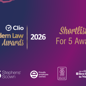 Stephens Scown shortlisted for five Clio Modern Law Awards