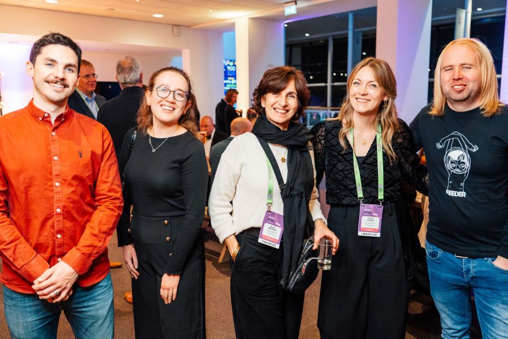 Photograph from the eoa conference showing our colleagues and others