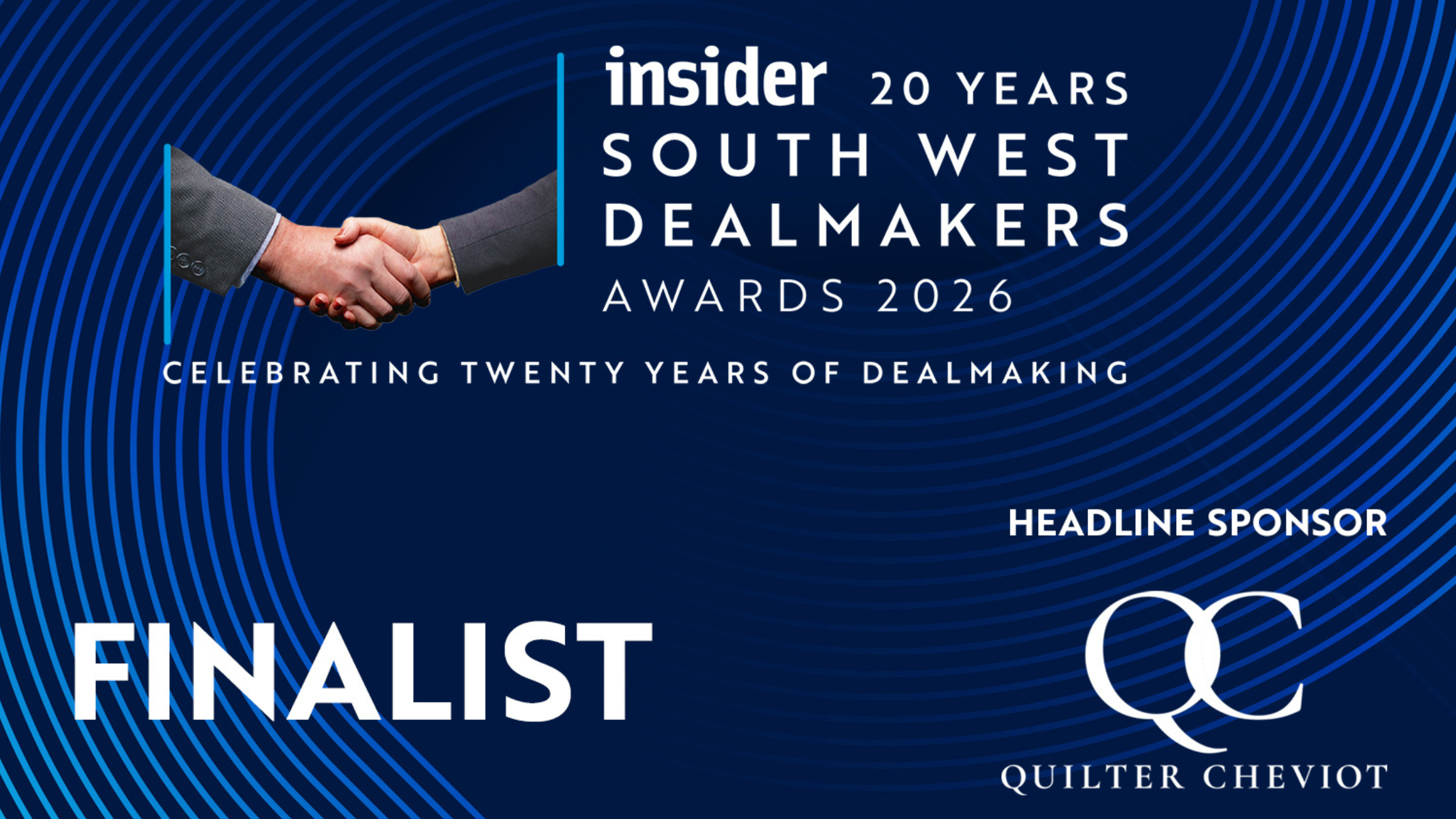 Concept for - Stephens Scown Secures Dealmaker Awards Shortlisting