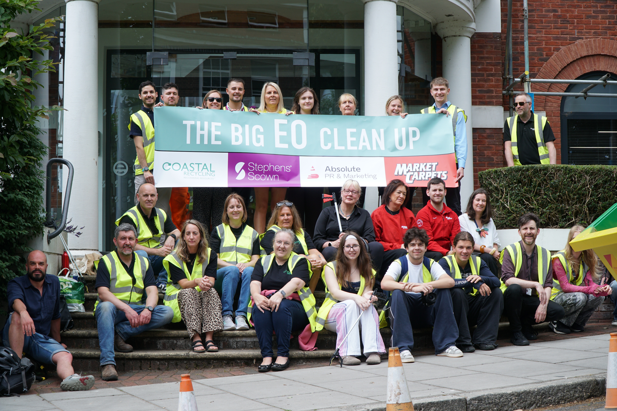 Concept for - Exeter Businesses Collect 100kg of Litter in City-Wide EO Day Clean Up